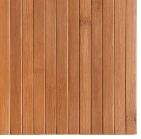négyszögletű természetes bambusz szőnyeg 80 x 200 cm
