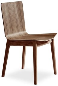 SM807 design szék, lakkozott dió
