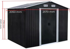 Alaska 6x8 kerti szerszámtároló ház