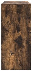 füstölt tölgy komód fiókokkal és ajtókkal 70,5x34x74,5 cm