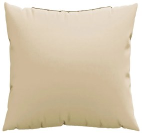 4 db bézs szövet kanapépárna 60 x 60 cm