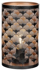 Nata dekorációs LED lámpások, fekete/réz, 60 darabos készlet