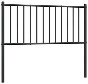 fekete fém fejtámla 100 cm