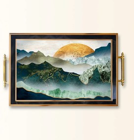 Üveg tálca, 38×24 cm – TPA9870