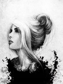 Fotótapéta Nő melankólia vinil absztrakt 184x254 +ragasztó