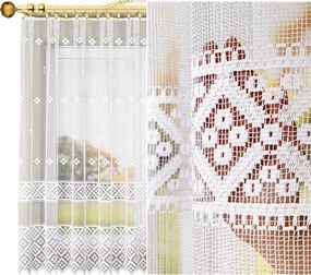 Minta 011450 méret 300x175cm jacquard függöny, egyenes (szegélyekkel)