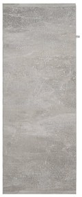 betonszürke szerelt fa tálalószekrény 60 x 30 x 75 cm