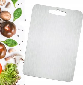 Vágódeszka Rozsdamentes Acélból, Robusztus, Egészséges 34*23CM