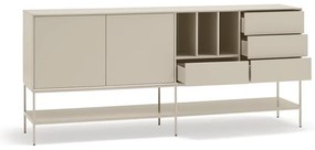 Krémszínű komód 220x98x45 cm Platt – Teulat