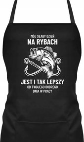 Gyenge napom a halakon Kötény Ajándék Horgászoknak