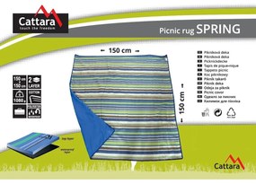 Cattara Spring piknik takaró, 150 x 150 cm