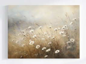 Vászonkép Canvas Természet Szabadban Rét Virágok Margaréták 80x60