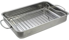Elo 53434 Basic Rozsdamentes tepsi grillrácsos 34x 24 x 5,5 cm
