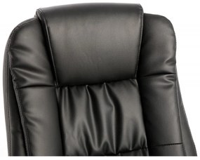 Forgó irodai szék, Idol, műbőr, 50x119x52 cm, fekete színben