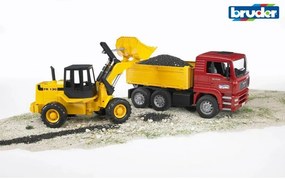 Bruder 2725 Építőipari járművek , MAN teherautó és kotrógép
