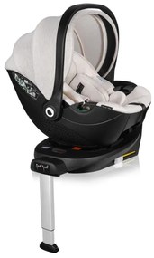 Lionelo - Forgatható autósülés bázissal MOXIE SET i-Size 40-87 cm Homokbézs