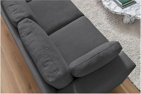 Sötétszürke kanapé 250 cm Belair – Bobochic Paris