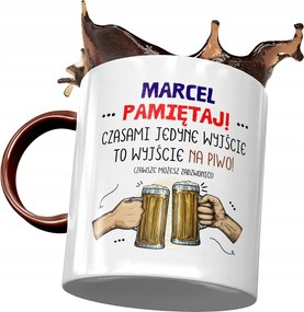 Bordó bögre Marcel Kollégáknak Ajándék Nyomtatott Fotóval