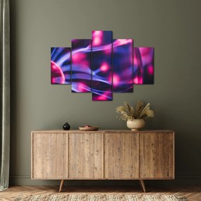 Absztrakt lila kép (150x105 cm)