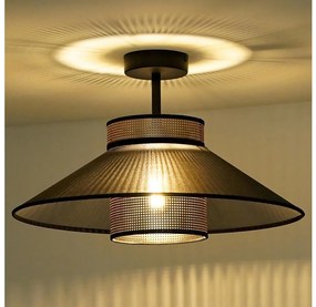 Duolla - Felületre szerelhető csillár RIO SHINY 1xE27/15W/230V átm. 45 cm fekete/réz