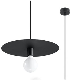 Fekete függőlámpa ø 40 cm Livago – Nice Lamps