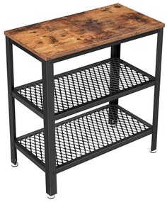 ELDUR kisasztal barna/fekete