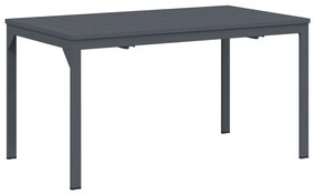 9 részes kerti étkező garnitúra anthracite acél