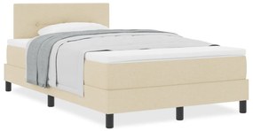 Boxspring Ágy matraccal Krém 120x200 cm Szövet