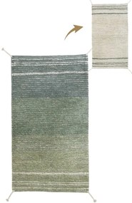 Zöld-kék pamut szőnyeg 80x140 cm Twin Vintage – Lorena Canals