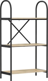 vidaXL Könyvespolc Sonoma tölgy 60 x 30 x 109 cm Faanyag