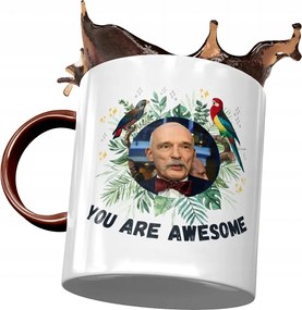 Bordó bögre Janusz Corwin Mikke Ajándék Nyomtatott fényképpel