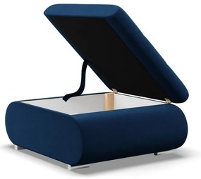 Tokio puff, bársony, kék