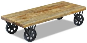120x60x30 cm Tömör mangófa dohányzóasztal