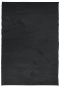 OVIEDO fekete rövid szálú szőnyeg 160x230 cm