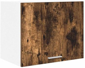 Függő szekrény Riga Füstölt tölgy és fehér 50 x 31 x 40 cm