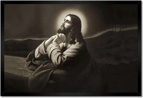 Poszterek keretben 60x40 Jézus imádkozik a kertben