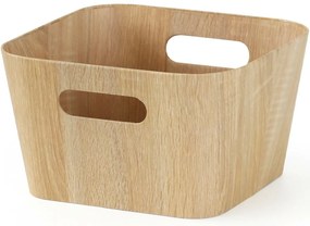 Kitchisimo 2 db tároló kosár szett 27 × 27 × 16cm, természetes, M