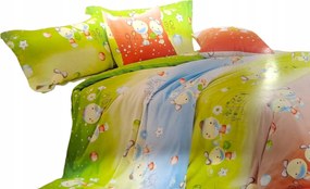 Ágyneműhuzat 160x200 Gyerekeknek 100% Pamut 160x200 2x70x80