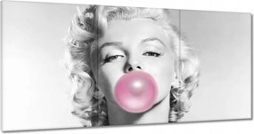 Vászonkép 60x30 Marilyn Monroe gumival