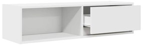 fehér szerelt fa TV-szekrény 100x31x25,5 cm