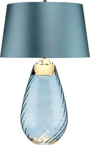 Elstead glamour modern asztali lámpa lena kacsa tojás kék elslena-tl-l-blue