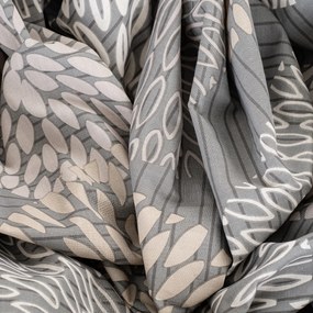 4Home pamut ágynemét Grey Petals, 140 x 220 cm, 70x 90 cm, 140 x 220 cm, 70 x 90 cm