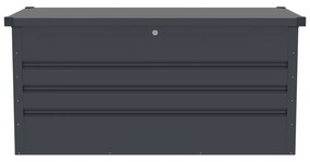 Antracitszürke kerti tárolódoboz Max A – Rojaplast