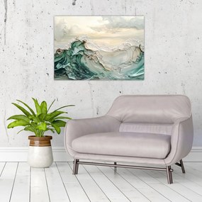 Kép - 3D tengeri absztrakció (70x50 cm)