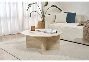 Soleil Travertine dohányzóasztal