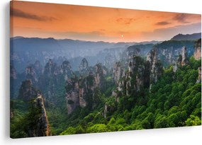 Kép - Zhangjiajie Nemzeti Erdei Park (90x60 cm)