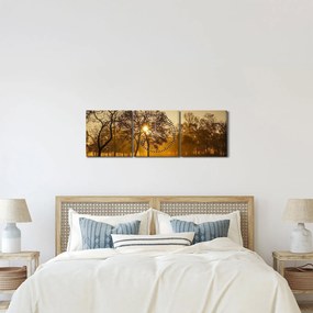 Kép - Napkelte (órával) (90x30 cm)