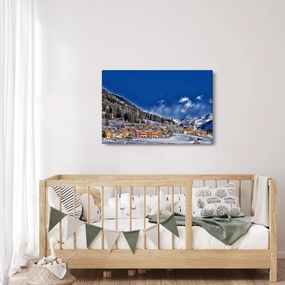 Kép - Hegyi város (90x60 cm)