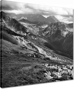 Vászonkép 40x40 Tátra Lengyel hegyek Kilátás