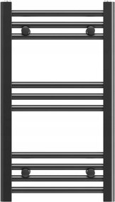 Fürdőszobai Radiátor 40/70 cm Fekete Létra Modern Breno